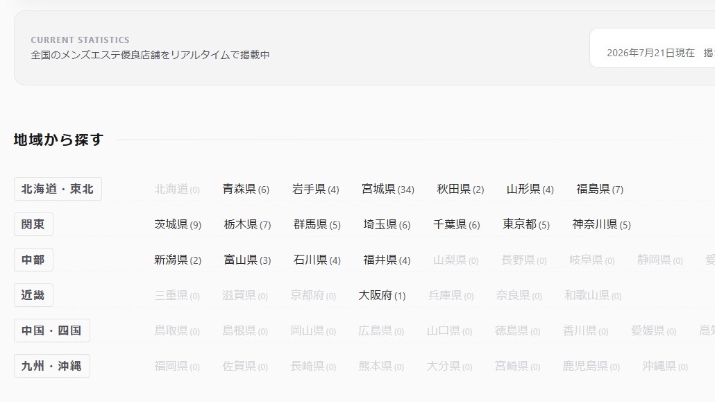メンズエステポータルサイト「S-Palette」